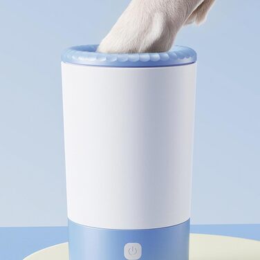 Автоматична мийка лап для собак AOOOWER - для малих, середніх та великих тварин, з регулюванням швидкості та порошком