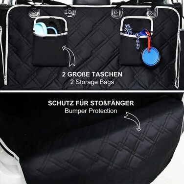 Захист для багажника Audi A4 Avant (B8 8K, Facelift 2011) 2011-2024: килимок для собак, водовідштовхуючий, стійкий до подряпин