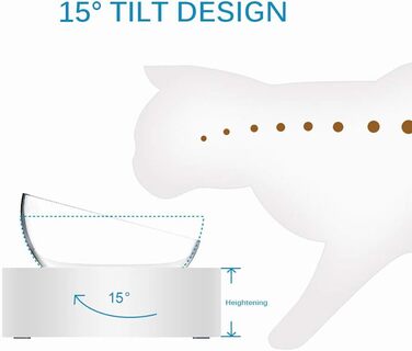 Підвищена годівниця для котів Fressnapf з неслизькою основою та захистом від перекидання