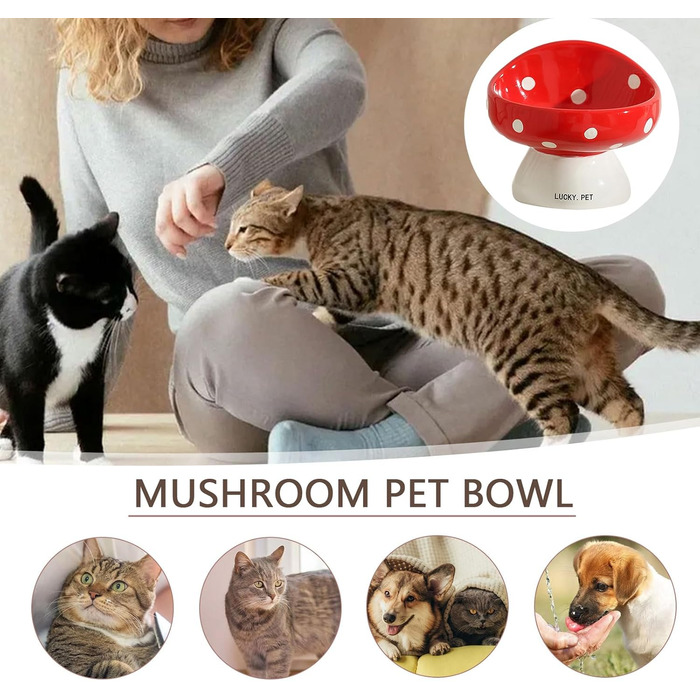 Керамічна годівниця для котів 