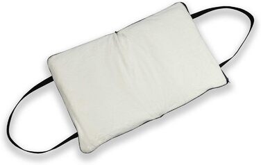 Sleepy Fox® Преміум-ліжко для собак у подорожах - портативний, складаний килимок для годування собак у ресторанах з зручними плечовими ременями - красивий та практичний (M/L, Сірий)