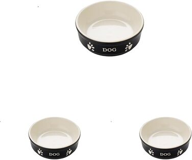 Керамічна миска для собак Nobby PATA, кремовий колір, Ø18 x 7 см, 1,10 л