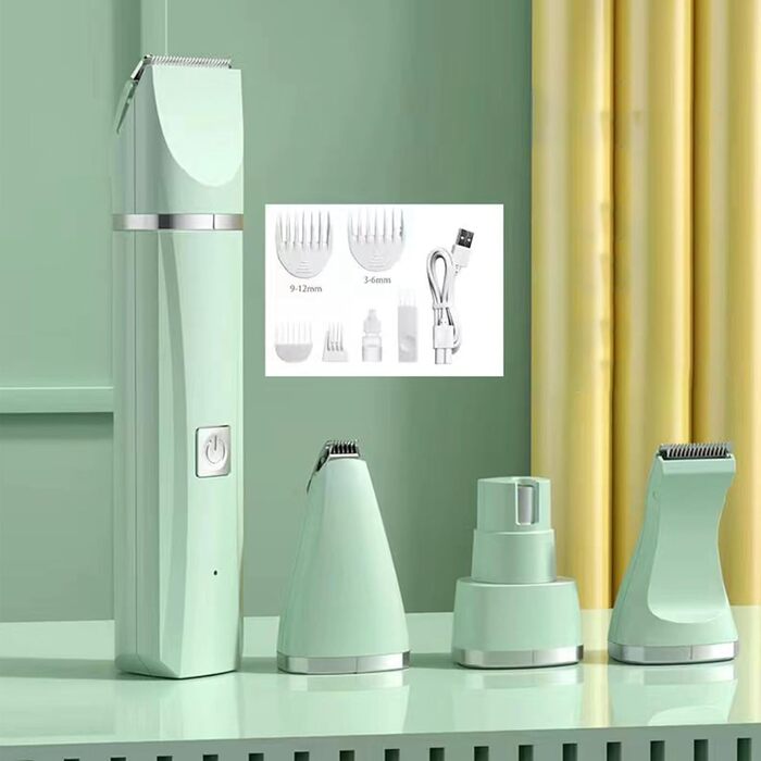 Електрична машинка для стрижки собак, тиха, з комфортною ручкою, акумуляторна, для собак, котів та інших тварин