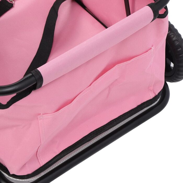 Складана візок для собак 4-Rad, Переносний дитячий візочок для домашніх тварин, візок для котів та собак, 51 x 35 x 23 см, підходить для собак, котів та інших дрібних тварин