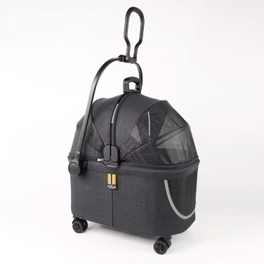 Складана переносна переноска для собак та котів до 8 кг | З колесами | З міцного поліестеру та сітки | Легка переноска для тварин