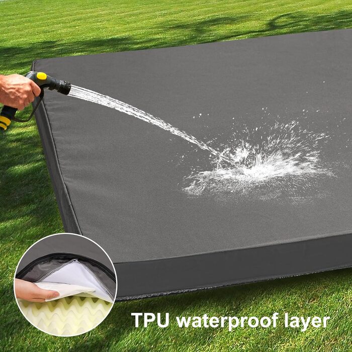 Ортопедичне ліжко для собак на зиму та літо з знімною, пральною наволочкою, 104*68*8 см, сірого кольору