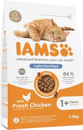 Сухий корм для стерилізованих котів IAMS Sterilised, 10 кг