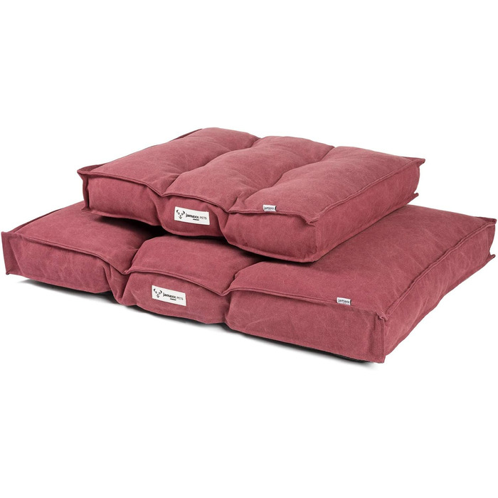 Килимок для собак JAMAXX, 65x55 см, рожевий, з м'якою та зручною наповнювачем, знімний чохол, дизайн Vintage Canvas