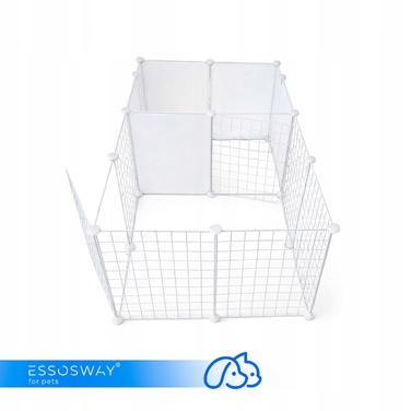 Вольєр для кролика та морської свинки Essosway, 46 x 124 x 72 см