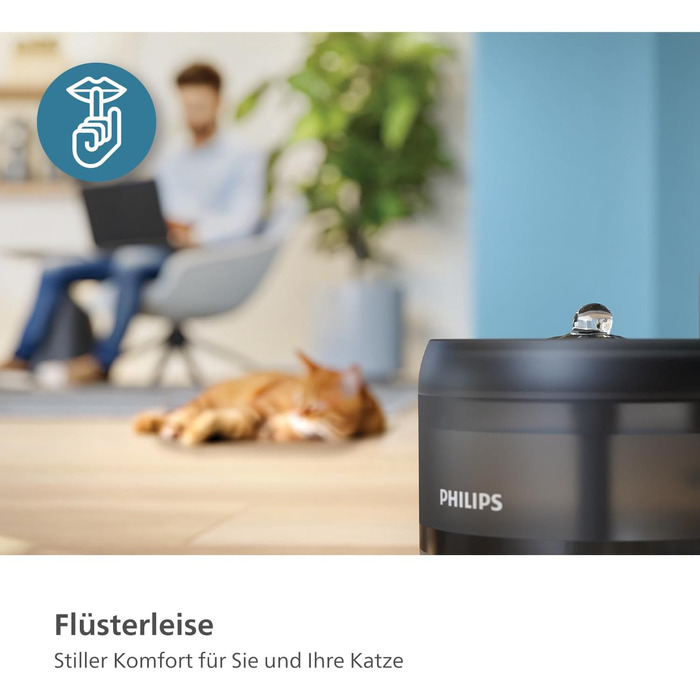 Фонтанчик для котів Philips Pet Series PAW3210/02: Інтелектуальний, з захистом від протікання, датчиком рівня води та тихим режимом