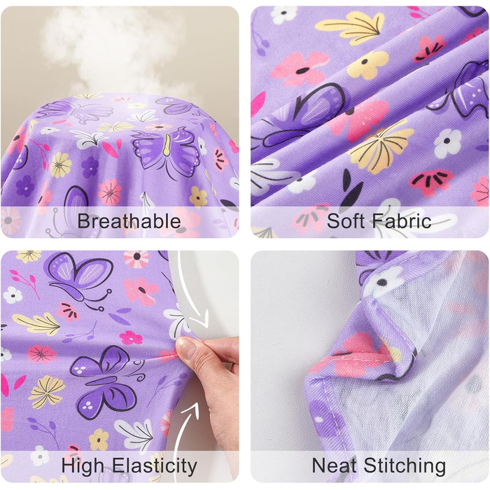 Піжама для собак Bienbee, комплект 4 шт. (серця, квіти), розмір M, дихаюча, еластична, для дрібних, середніх та великих собак, цуценят, хлопчиків та дівчаток