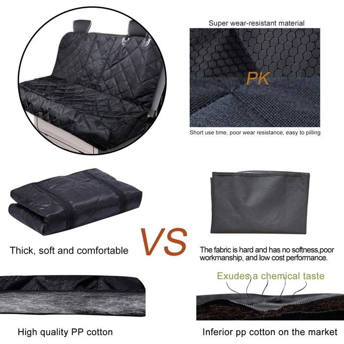 Захист для автосидіння для собак Fityou, вологостійкий, 137x124.5 см