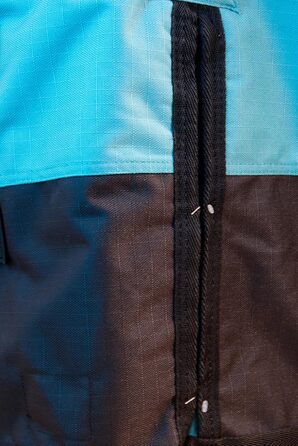 Зимова попона для коня Saddlery4U, Ripstop 1200D, 400 г утеплювач, високий захист шиї, бірюзово-чорна