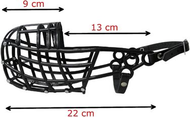 Маукорб для гончих собак Don Pare 107 (чорний) для Лурчерів, Слоугі, Салукі - регульований, для тренувань та перегонів