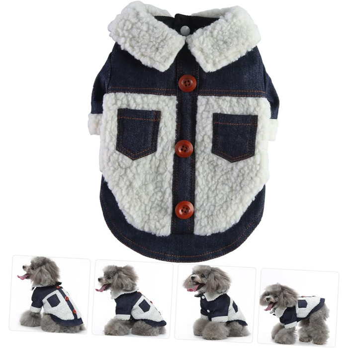 Зимовий теплий водонепроникний одяг для собак ERINGOGO (XXL, Бежевий)