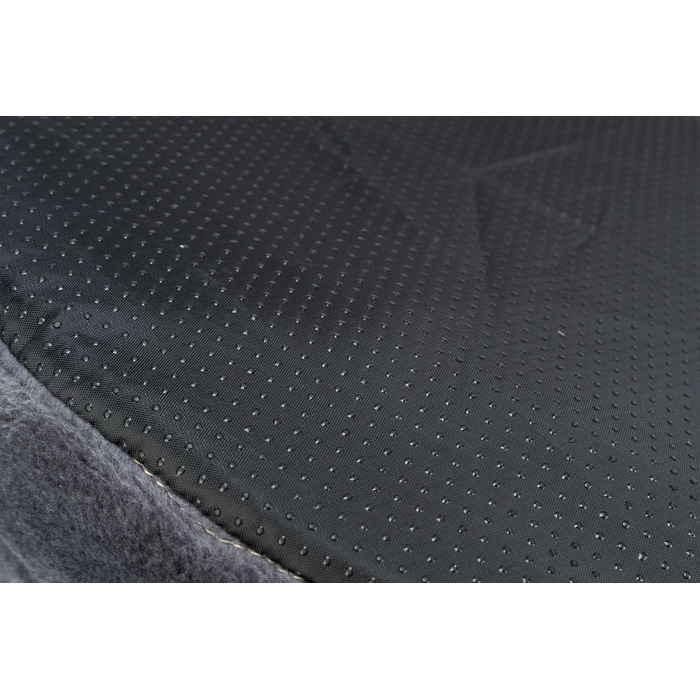 Кругле собаче ліжко TRIXIE Minou, діаметр 60 см, білий/сірий - м'яке ліжко для собак з Softplüsch, кошик для собак маленьких та середніх порід, неслизьке, 36299