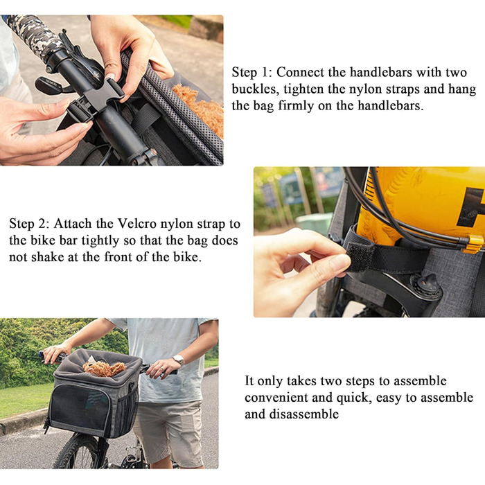 Фаркоп для велосипеда Hemousy для собак | Дихаючий аксесуар для перевезення тварин | Легкий, знімний кошик для собак