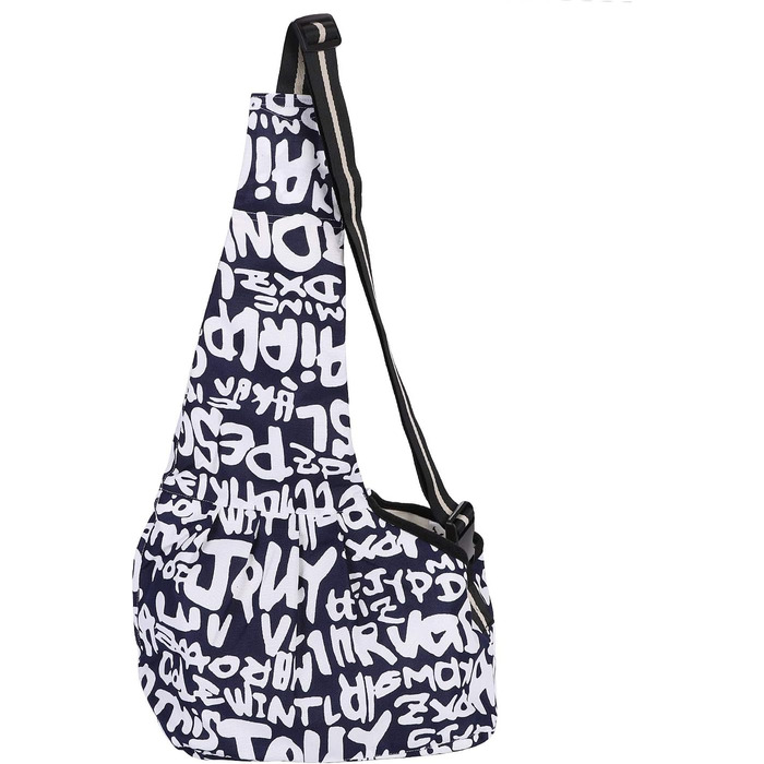 Сумка-переноска для собак і котів Oxford, регульована, блакитна, до 5 кг