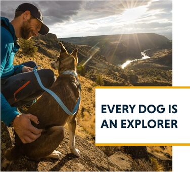 Нашийник для собак RUFFWEAR Hi & Light, ультралегкий і міцний, Tubelok-стрічка, алюмінієве кільце, Sage Green, розмір S (28-36 см)