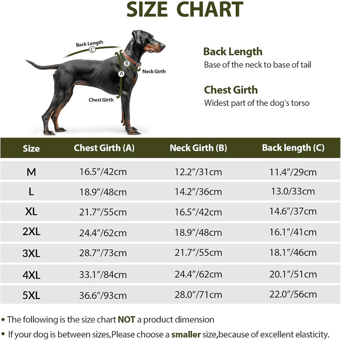 Пуловер для великих собак з флісу, ультрам'який, без рукавів, з високим коміром (M, обхват грудей: 42 см, зелений)