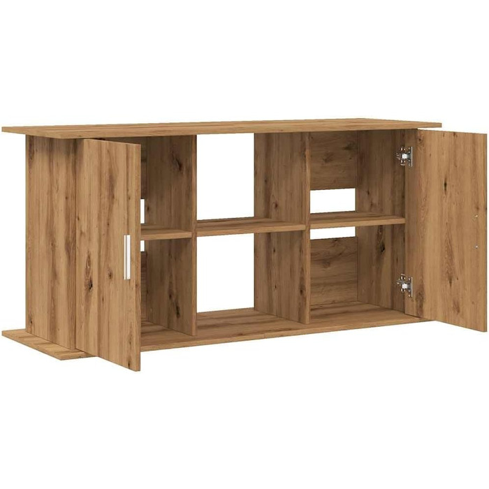 vidaXL Акваріумна тумба з ДСП, 121x41x58 см, під старе дерево