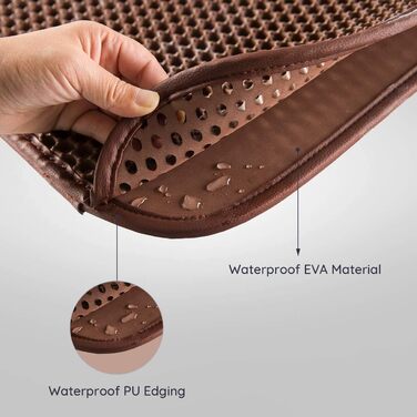 Килимок для котячого туалету KA®, водонепроникний, EVA, PVC, для дому та балкону