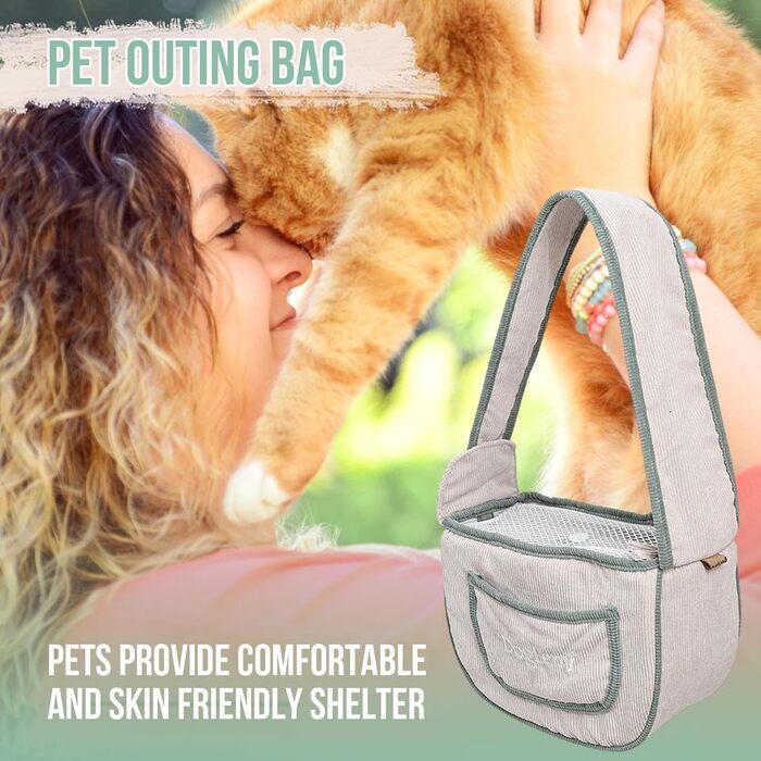 Сумка-переноска для собак та котів – водонепроникна, дихаюча, легка переноска для прогулянок | Для маленьких тварин