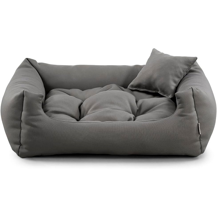 Gutekissen® Лежанка для собак, подушка для собак - міцна, якісна, NEO (M - 80x65, Ashgrau) S - 65x55, Ashgrau