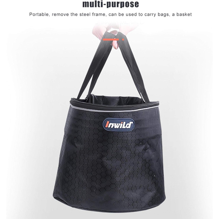 Кошик на кермо велосипеда, самокату: знімний, водовідштовхуючий, складний. Розміри: 23.5x22 см, 23,5 * 28 см. Підходить для велосипедів, самокатів, баланс-біків.