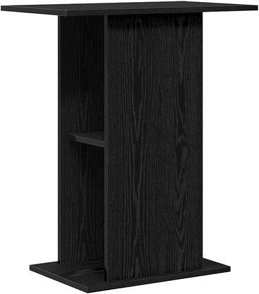Тумба для акваріума vidaXL 60,5x36x72,5 см, чорний дуб, ДСП, міцна шафа для акваріума