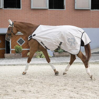 Водонепроникна ковдра для привчіння коней SUNRIDE 1200D, 135 см, бежева