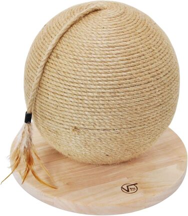 VOSS.PET Vesta: Кігтеточка-кігул з джютового мотузка, 30x30 см, преміум якість