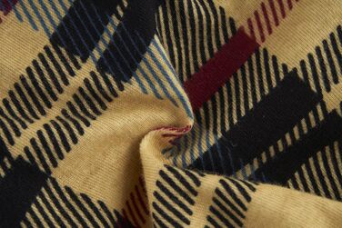 Піжама для собак Lanyarco з новорічним мотивом Сніговичка, бавовняний костюм з сніжинками для середніх собак, червоний, довжина спини 50,8 см (розмір L, 12-21 кг), бежева в клітинку буйвола