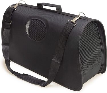 Транспортна сумка для тварин Arquivet чорного кольору, L (52 x 28 x 29 см) - для собак, котів, цуценят