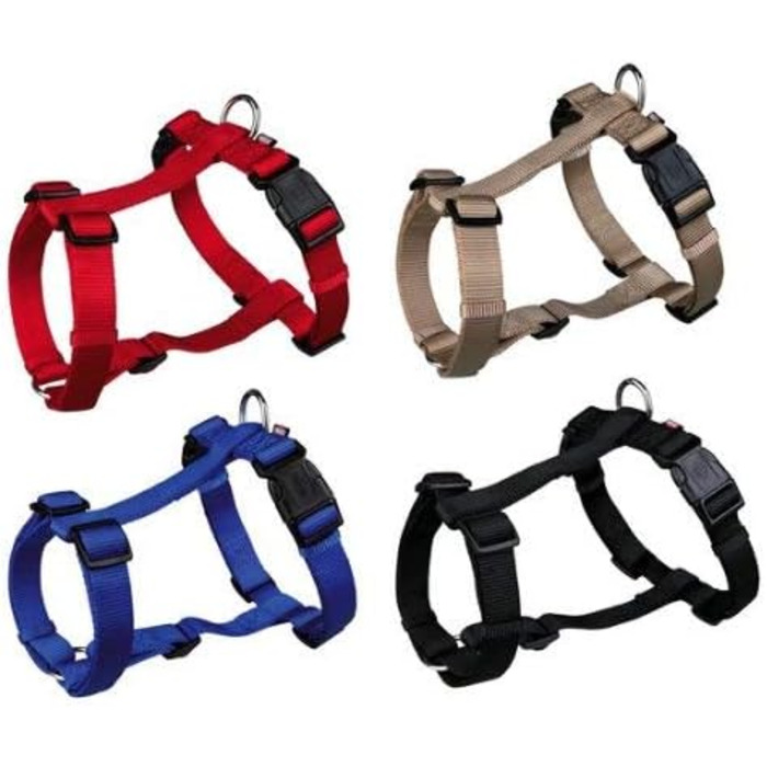 Шлейка для собак TRIXIE Premium H-подібної форми, розмір L–XL, червона, обхват грудей 75–120 см, 203503