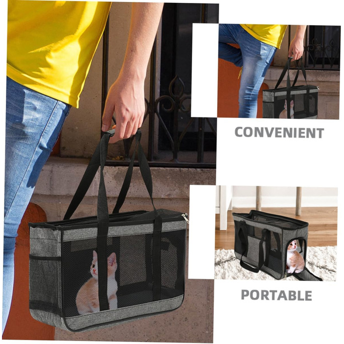 Транспортна сумка для котів Toddmomy - дихаюча, складана, для подорожей, легка та компактна