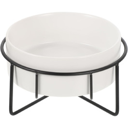 Миска для котячого корму POPETPOP з піднятою конструкцією та неслизьким дном, 14.5x8.5 см