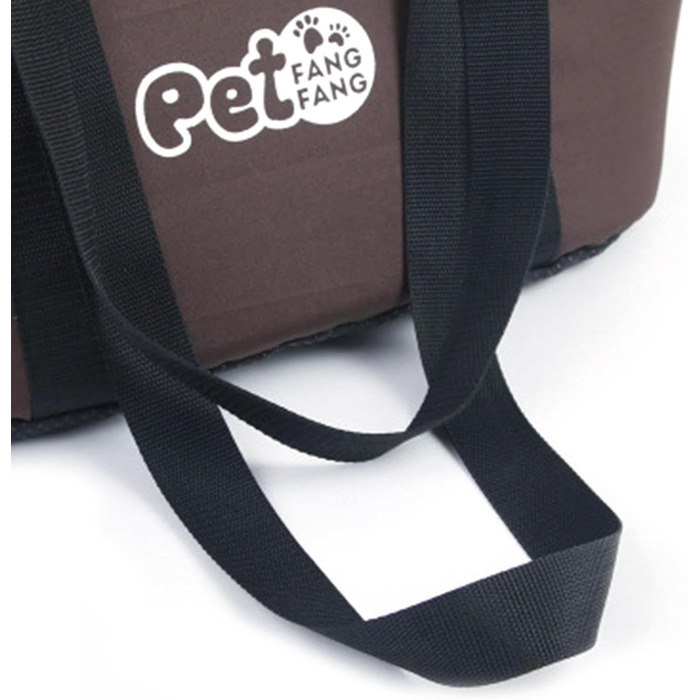 Дихаюча переноска для собак з знімним подушкою, переноска для домашніх тварин для покупок, походів, подорожей, прогулянок, портативна сумка-переноска для маленьких та середніх собак, котів, цуценят (Колір: Коричневий)