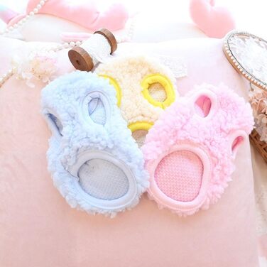 FLAdorepet Комплект одягу для собак та котів (3 шт.) для Чихуахуа, Йоркширського тер'єра, теплий фліс, для зими, для маленьких цуценят, XXS (вага 0,5–0,9 кг)