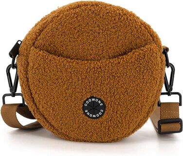 Сумка для ласощів для собак COOWONE - ідеальна для прогулянок та тренувань. Вбудований диспенсер для відходів. Колір: коричневий 2.0