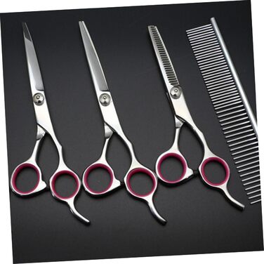 Набір для грумінгу собак та котів: щітка, ножиці та гребінець