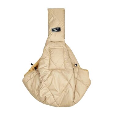 Сумка-переноска для собак та котів на зиму, м'який ремінь, сумка через плече для маленьких тварин - Абрикос