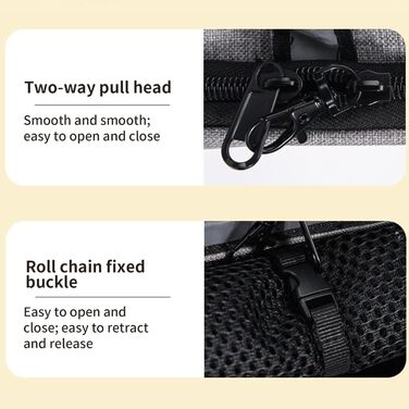 Транспортна сумка для котів, рюкзак для маленьких собак, дихаюча та розширювана сумка для тварин, сіра (з чорною основою)