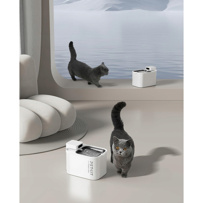 Фонтан-пийло Petkit пластиковий, 3000 мл