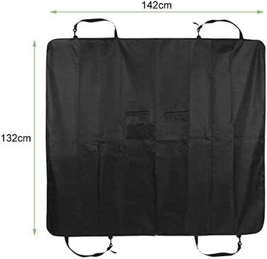 Захисний килимок для собак у машину Greensen, водовідштовхувальний, стійкий до подряпин, 132 x 142 см