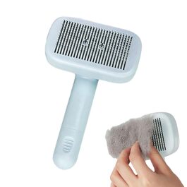 Щітка для вичісування шерсті собак Rile - для цуценят та собак з довгою та короткою шерстю, видаляє підшерстя та розплутує шерсть