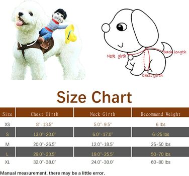 Костюм для собак Delifur: Ковбойський стиль, розмір XL