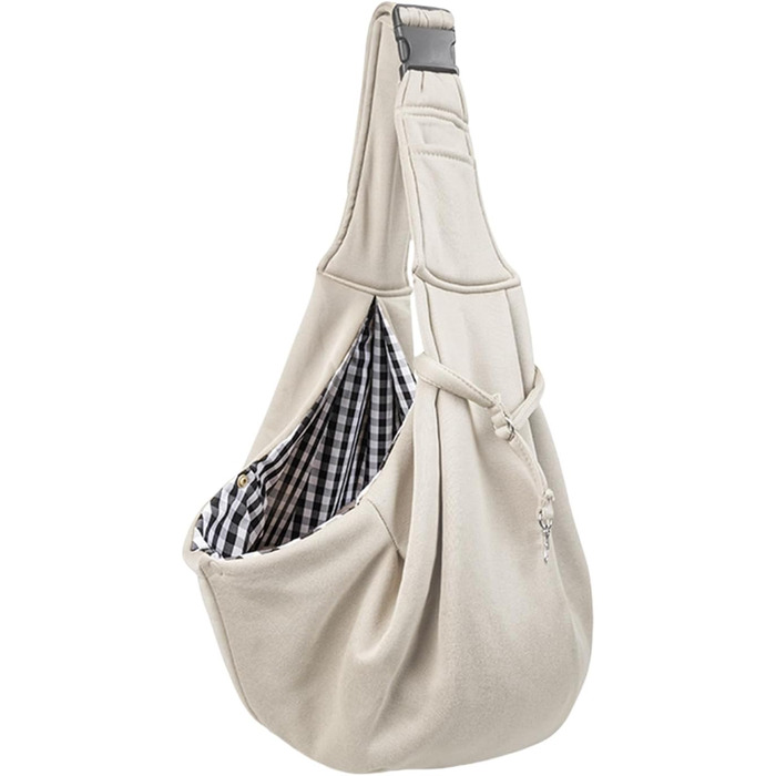 Сумка-переноска для собак - дихаюча, з регульованими ременями | Легка переноска для собак, ідеальна для прогулянок та активного відпочинку (Бежева)