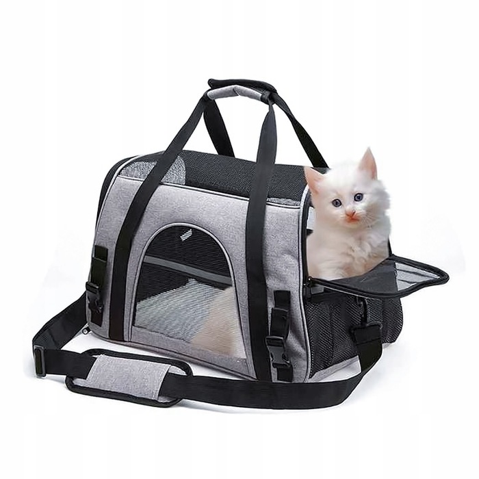 Безпечна сумка-переноска для котів, собак та кроликів