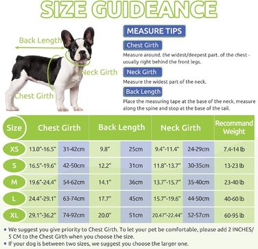 Теплий флісовий жилет для собак - флісова жилетка для маленьких та середніх собак, жилет для собак, теплий одяг для тварин, зелений (XS)